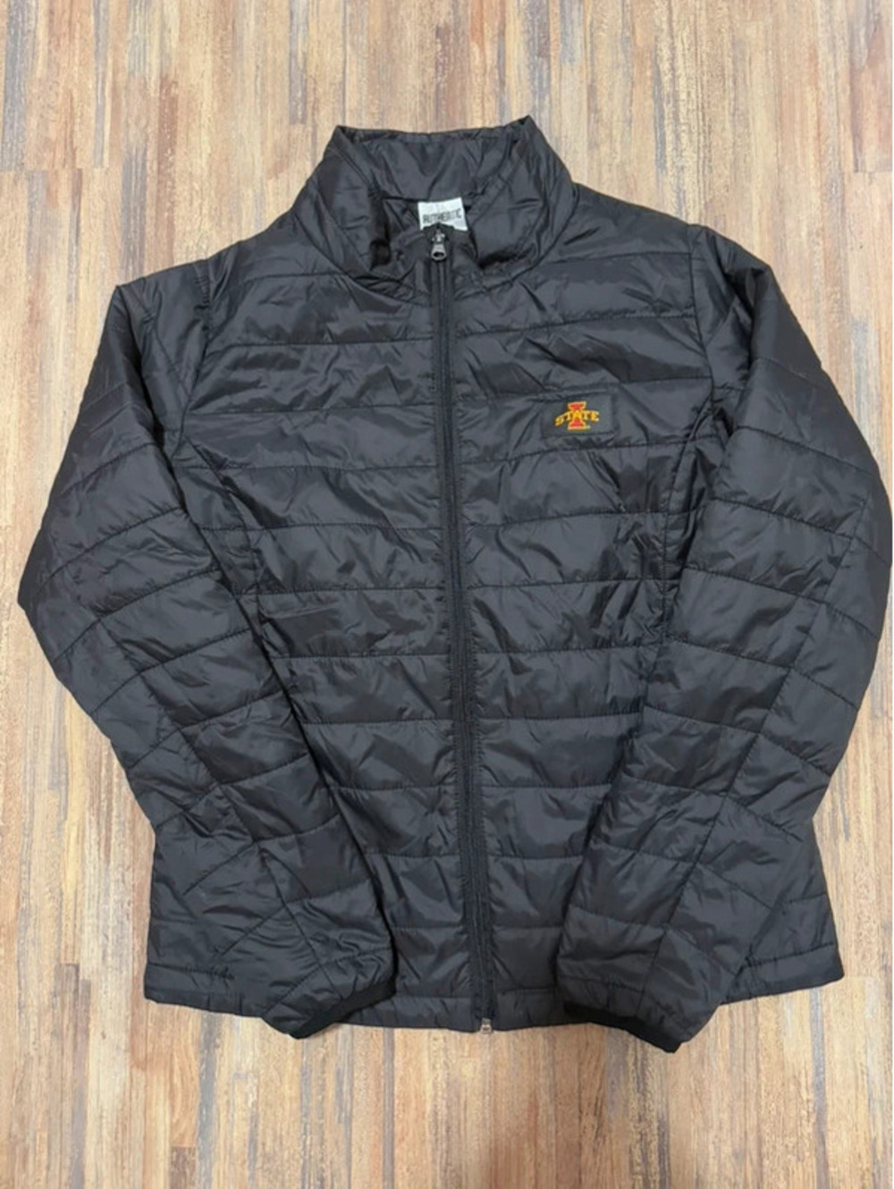 Iowa state puffer coat by authentic brand size small  l